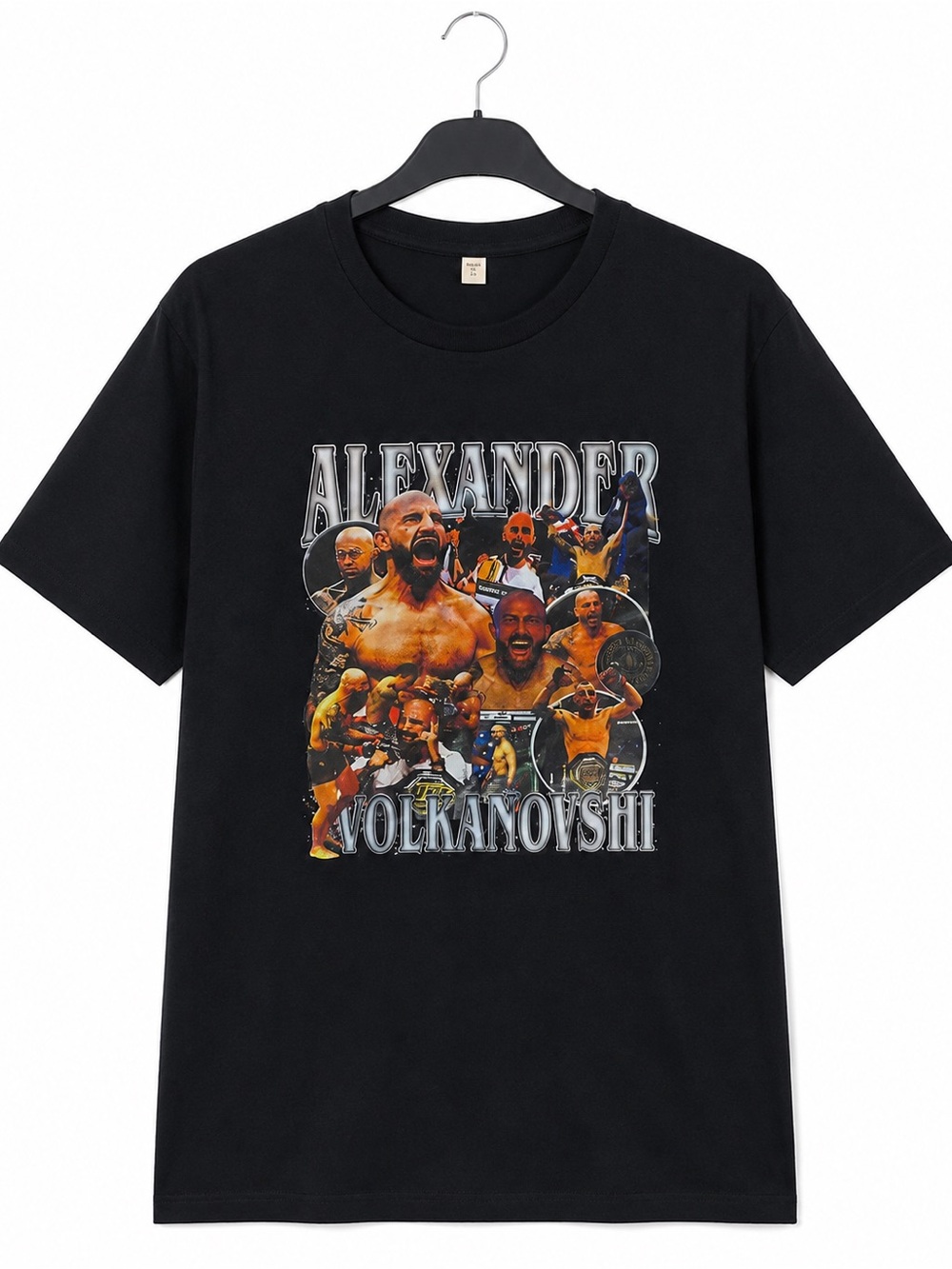 Alexander Volkanovski UFC Graphic Tee Vintage Inspired Black Men’s Size M